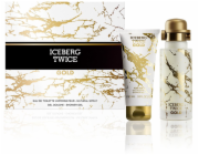 Iceberg Set Iceberg: Twice Gold, toaletní voda, pro muže, 125 ml + Twice Gold, hydratační sprchový gel, pro všechny typy pleti, 100 ml pro muže