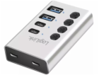 LogiLink 4x USB 3.2 Gen 1 Hub s vypínačem