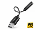 AXAGON ADA-HA, USB-A na 3.5mm jack Hi-Res DAC audio adapt...