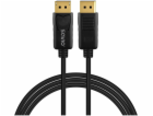 Savio CL-205 DisplayPort kabel 2 m Černá