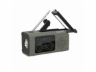 Hawk HWRDI410GN Radio Solar Dynamo With Flashlight