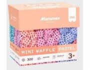 Stavebnice Marioinex Mini Waffle, 200 dílků v pastelových barvách