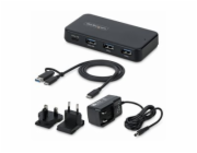 Startech - Rozbocovac - 3 x SuperSpeed USB 3.0 + 1 x USB-C (napájení) - desktop