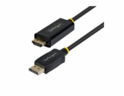 Startech - Kabel adaptéru - DisplayPort s piny (male) do HDMI s piny (male) - 1 m - aktivní, podpora 4K60Hz, podpora HDR