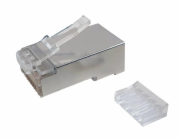 Konektor Solarix KRJ45/6SH RJ45 FTP 8p8c, Cat 6, licna, skládaný 1 ks
