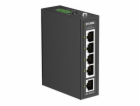 D-Link DIS 100E-05 - Prepínac - prumyslový - nerízený - 5...