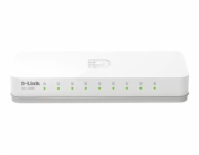 D-Link DES 1008C - Prepínac - nerízený - 8 x 10/100
