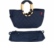 Reisenthel loopshopper M  frame rhombus midnight gold