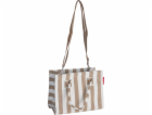 Reisenthel dailyshopper XS  summerstripes coffee