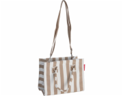 Reisenthel dailyshopper XS  summerstripes coffee