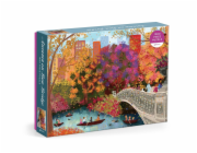 Galison Puzzle Podzim na mostě Bow Bridge Joy Laforme 1000 dílků