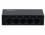 Dahua Technology SÍŤOVÝ PŘEPÍNAČ 5PORTOVÝ 10/100M/1G/SG1005-EUR DAHUA