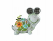 Maximex Solární zahradní figurka, želva se svítícíma LED očima, 17 x 20 cm