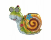 Maximex Solární LED zahradní figurka šneka se svítícíma očima, 21 x 18,5 cm