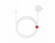 NoName Twelve South PowerCord EU - 30W nabíječka do zásuvky s 3m kabelem USB-C (bílá/dunová)