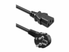 Qoltec Napájecí kabel | Úhlová zástrčka SCHUKO CEE 7/7 (E...