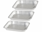 Miska MagicHome, 32,7x26,9x4 cm, grilovací, 3 ks, Alu