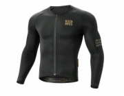 RockBros Cyklistický dres YDCX008 Diamond s dlouhým rukávem, velikost S - černý