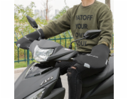 RockBros D16-B Motocyklové rukavice odolné proti větru a vodě, izolované na řídítka - černé