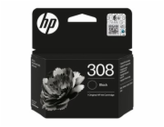 HP 308 - Cerná - originální - blistr - inkoustová cartridge - pro ENVY 6110e, 6120e, 6122e, 6130e, 6132e, 6520e, 6530e, 6532e