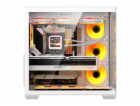 Počítačová skříň DarkFlash C280 (bílá) + 7 ventilátorů