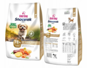 GOLD DOG Snocerek Grain Free Small breeds Hovězí a losos, brambor - suché krmivo pro psy - 4kg