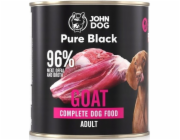 JOHN DOG Pure Black Mono Kozí maso - vlhké krmivo pro psy - 800g