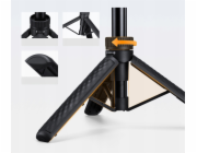 Kf Selfie tyč Mini stativ + selfie tyč 65cm 360° držák na sluchátka K&f / Kf09.180s1
