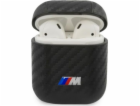 BMW Ochranné pouzdro PU Carbon M Collection pro AirPods 1...
