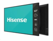 Hisense 43GM50D, 43” 4K UHD Digital Signage Display - 18/7 Operation