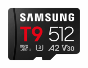 Samsung T9/Micro SDXC/512GB/UHS-I U3 / Class 10/+ Adaptér/Černá