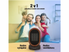 Lauben Desk Fan&Heater 2in1 600BB - Poškozený obal (Komplet)