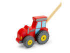 Bigjigs Toys Dřevěný jezdík Traktor