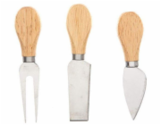 Secret de Gourmet Servírovací talíř na sýr s noži, 5 kusů, 30x28 cm