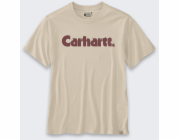 Carhartt Tričko s logem Carhartt a ovesným mlékem