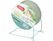 Trixie ZOLUX Kolečko pro křečka, kovové, se základnou, COSY, 17 cm, modro/zelené