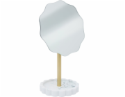 5five Kosmetické zrcátko MARBY Flower s táckem na šperky, O 12,2 cm