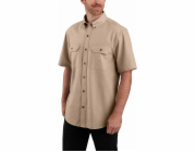 Košile Carhartt Carhartt Midweight Chambray tmavě hnědá