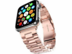 Mercury Mercury Metal Apple Watch Band 44mm růžovo-zlatý