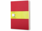 Moleskine Sada 3 zápisníků Cahier, XL, 19x25cm, bez potis...