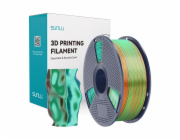 Tříbarevná vlákna Sunlu PLA+ Silk (oranžová, modrá a zelená)