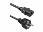 Qoltec Napájecí kabel SCHUKO CEE 7/7 (E/F) | IEC C13 | 3x...