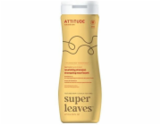Attitude SUPER LEAVES, Výživný šampon pro kudrnaté a vlnité vlasy, s moringovým olejem, 473 ml