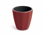 Květináč Prosperplast ORO s vkladem 34,9 cm - barva: retro červená 