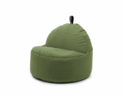 Sedací vak SoSoft Round XL, olivově zelený