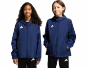 Dětská bunda Adidas Entrada 26 All Weather, tmavě modrá, JZ9103, 140 cm