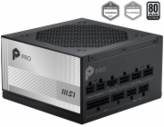 Napájecí zdroj MSI PRO A850PL PCIe 5.0 850 W 120 mm 80 Plus Platinum aPFC