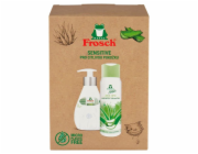 Súprava darčeková Frosch Sensitive, Aloe Vera, sprchový gél a tekuté mydlo, 2x 300 ml
