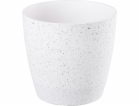 Kvetináč Strend Pro Stone, 28x26 cm, biely, efekt kameňa