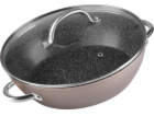 MagicHome Coffee Brown Line, mělká, 26 cm, 2,8 litru, s v...